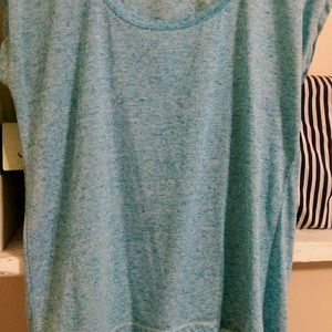 Cute aqua light the shirt.